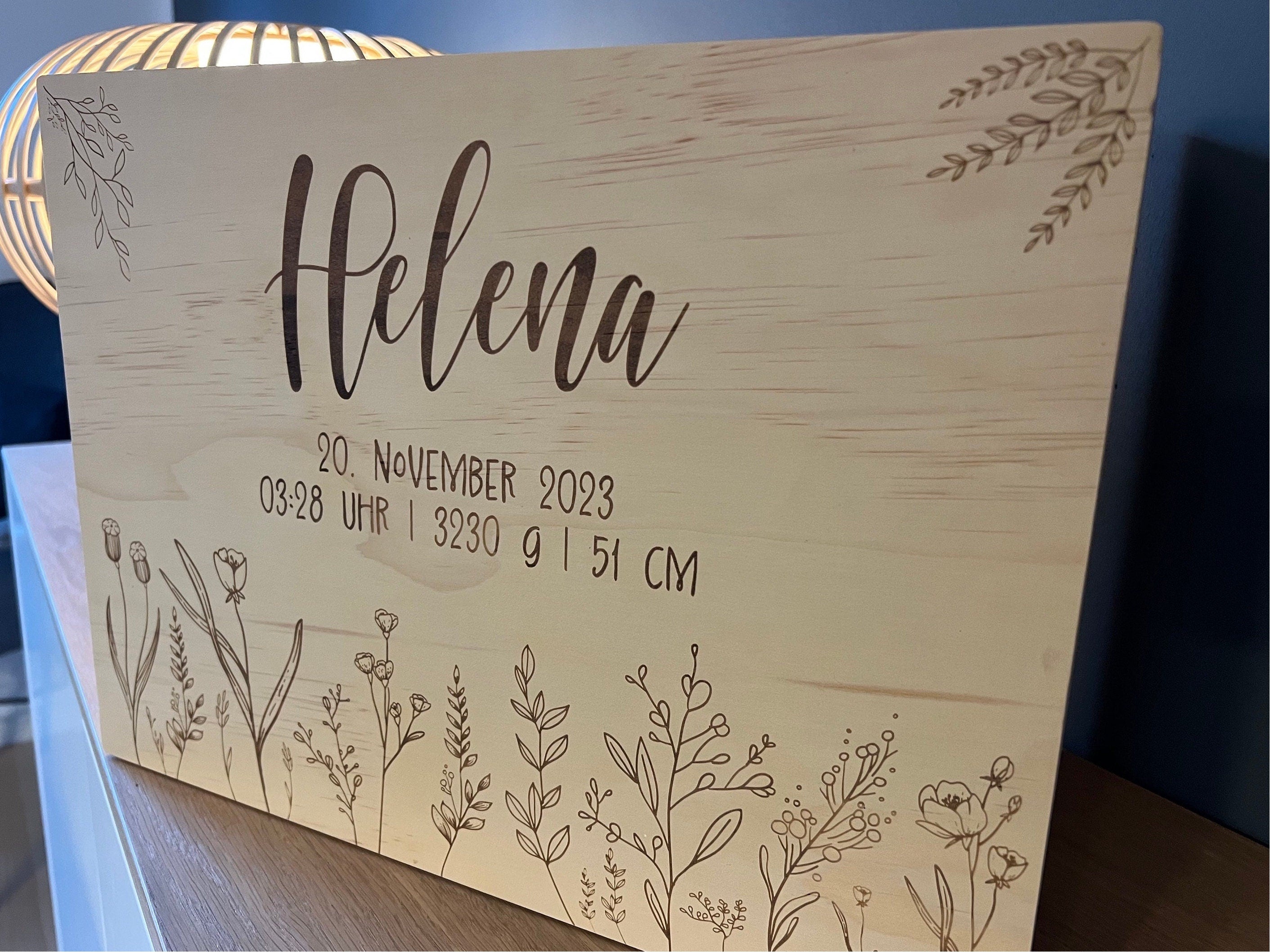 Geschenk Erinnerungsbox personalisiert, personalisierte Kiste, Holzkiste mit Geburtsdaten, Aufbewahrung, Holzbox, Geschenk Geburt, Taufe